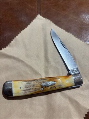 Case XX 5154 SSP NKCA 1979 club pocketknife stag trapper